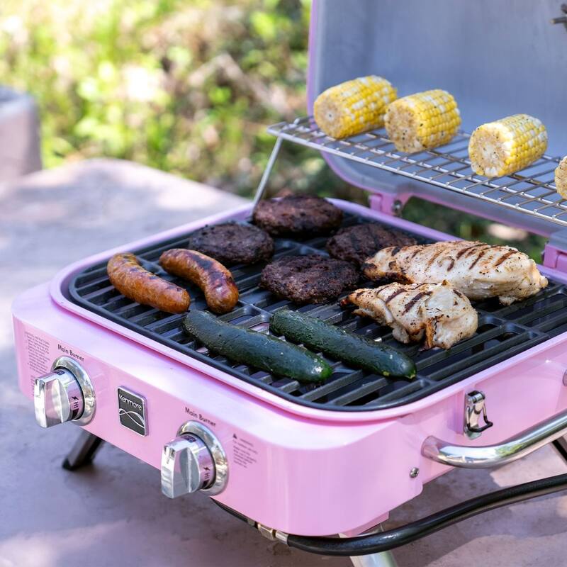Kenmore 2-Burner Retro Portable Gas Grill