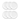 Abode Homewares Edge Matte Melamine Dinner Plate - White - 10.5" - Set of 6