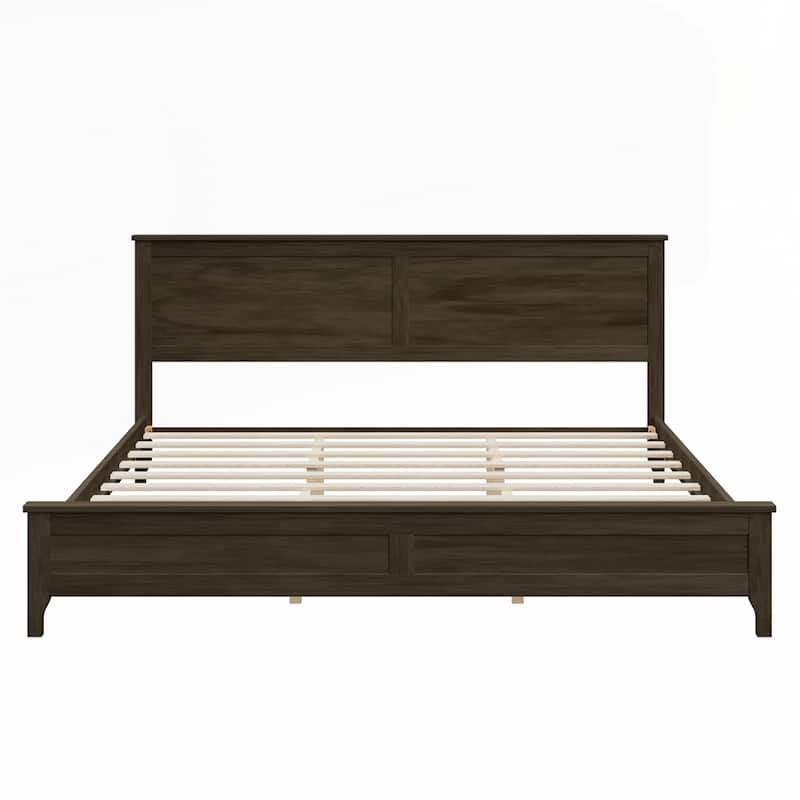Solid Wood Platform Bed