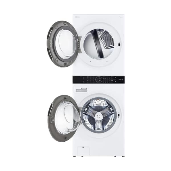 LG Lg SINGLE UNIT FRONT LOAD Lg WASHTOWER WITH CENTER CONTROL 4.5 CU