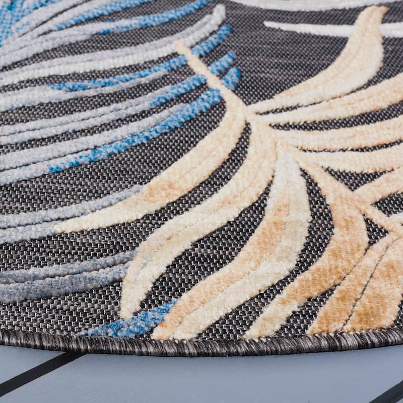 SAFAVIEH Cabana Tawnee Indoor/ Outdoor Waterproof Transitional Rug