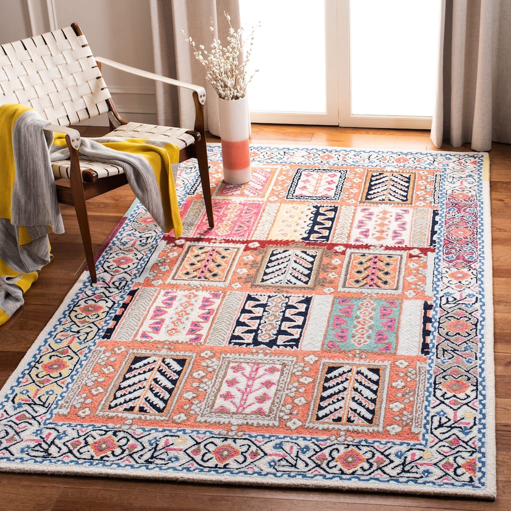 SAFAVIEH Handmade Bellagio Suruchi Modern & Contemporary Oriental Wool