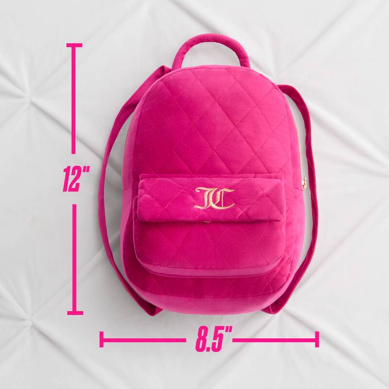 Juicy Couture Backpack Pillow Decorative 1-Piece
