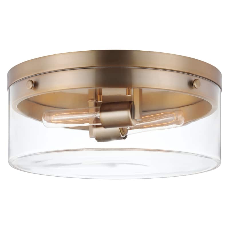 Nuvo Lighting 60/7536 Intersection 2 Light 11" Wide Flush Mount Drum