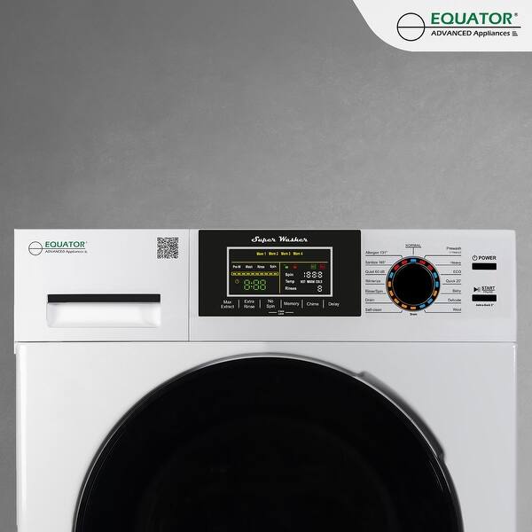 Stacked Side By Side Washer Dryer Set With Sanitize Allergen Quiet Sensor Dry Features Overstock 33306989