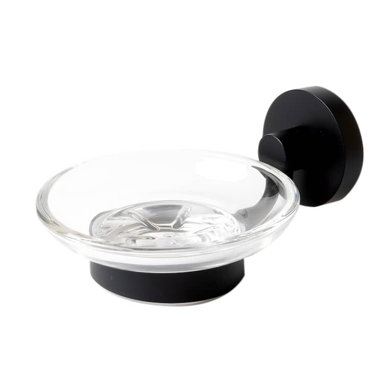 Black Matte 6 Piece Bath Accessory Set