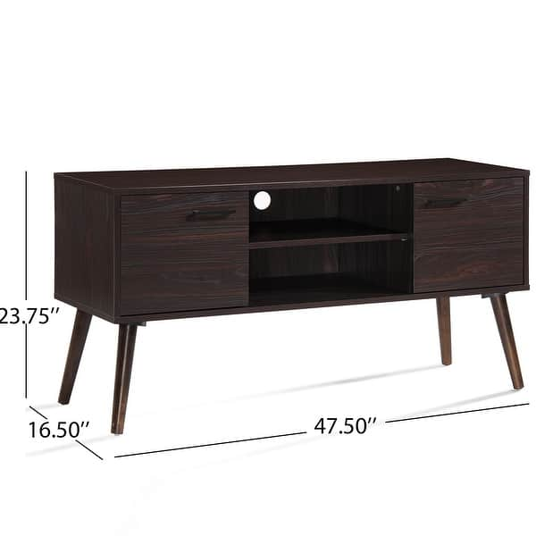 Amarah Mid-century Modern Wood TV Stand by Christopher Knight Home - On ...