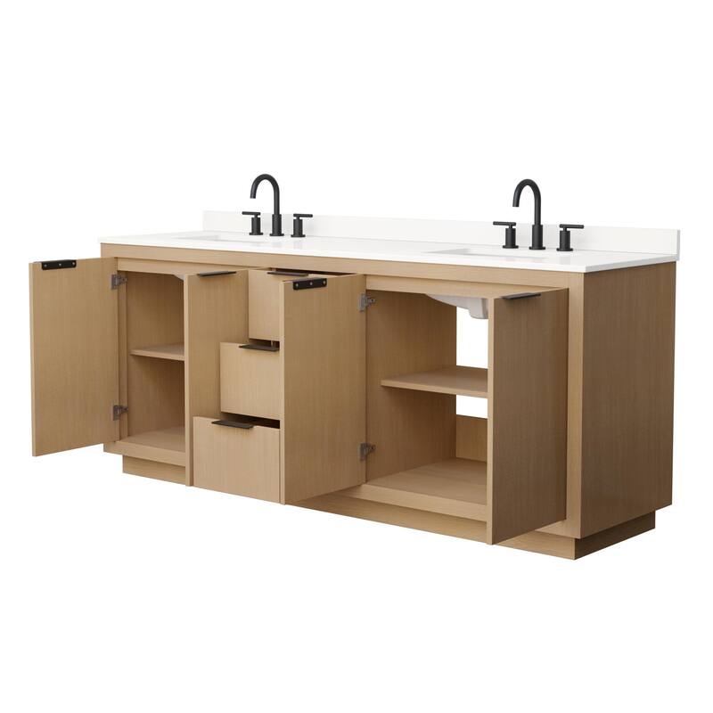 Wyndham Collection WCF282880D-QTZ-US3MXX Maroni 80" Free Standing