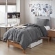 preview thumbnail 4 of 3, Yoga Pants® - Coma Inducer® Oversized Cooling Comforter Set - Steel Gray