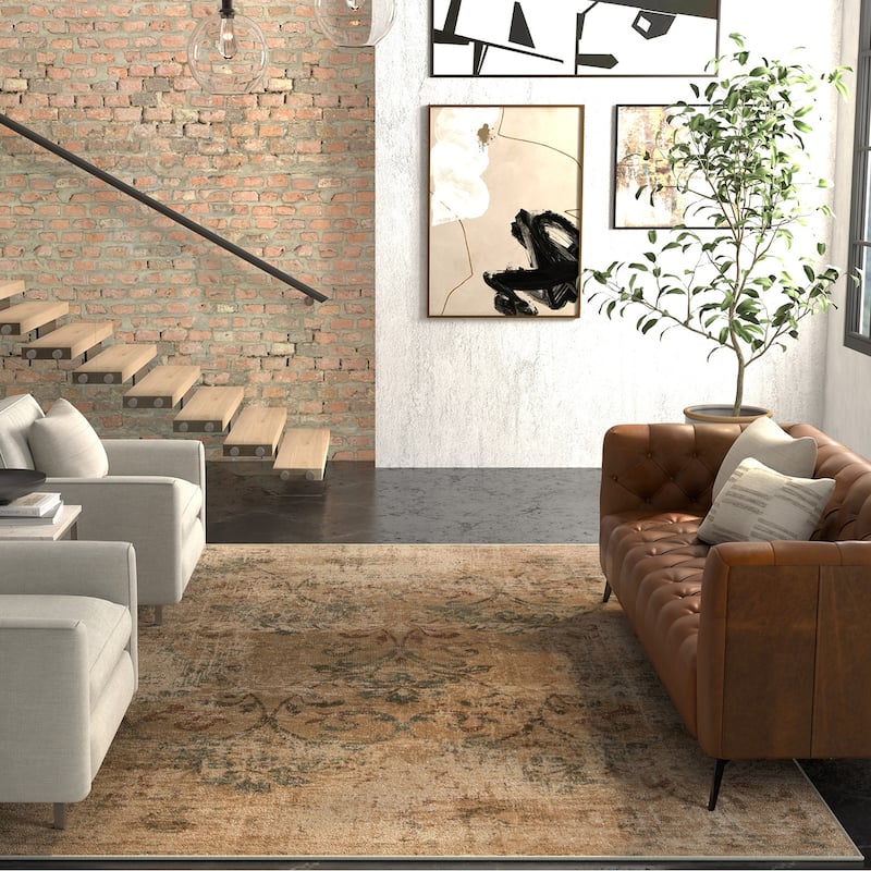 Heritage Damask Area Rug