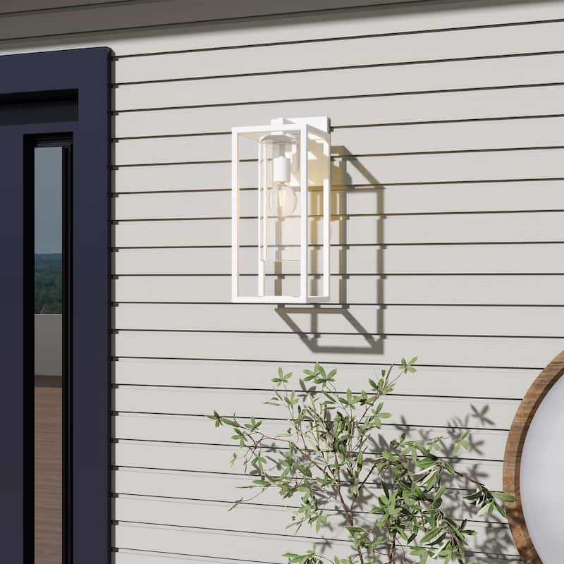 Outdoor Wall Light Lantern Sconce with Glass