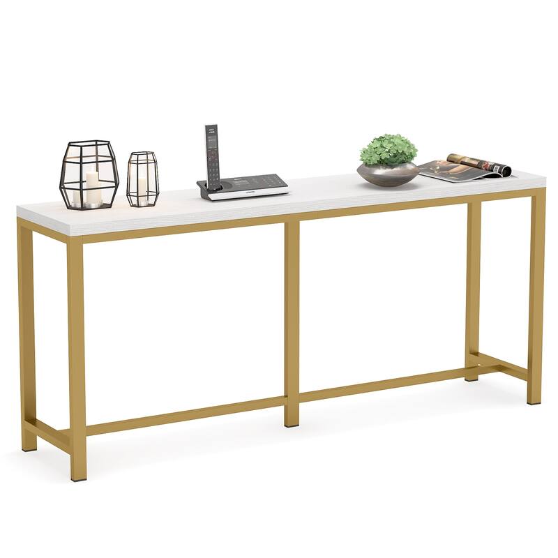 70.9 inch Extra Long Console Table Behind Sofa Couch, Narrow Entryway Table