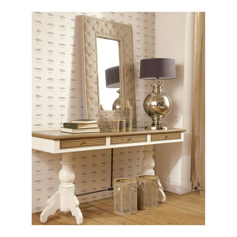 ESTA Home Marius Off-White Sailors Knots Wallpaper - 20.5 x 396 x 0.025