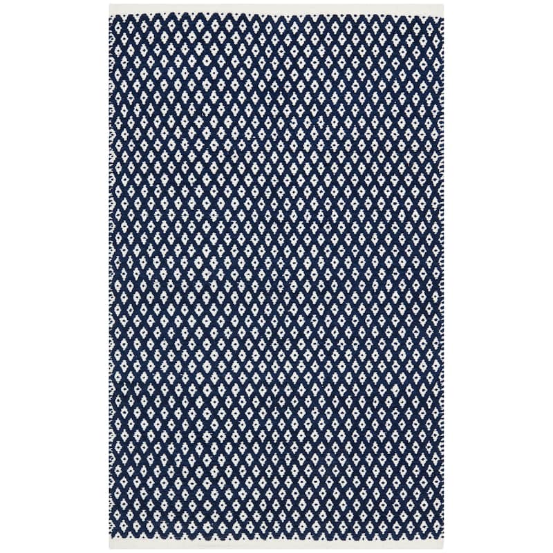 SAFAVIEH Handmade Boston Shirine Coastal Cotton Flatweave Rug