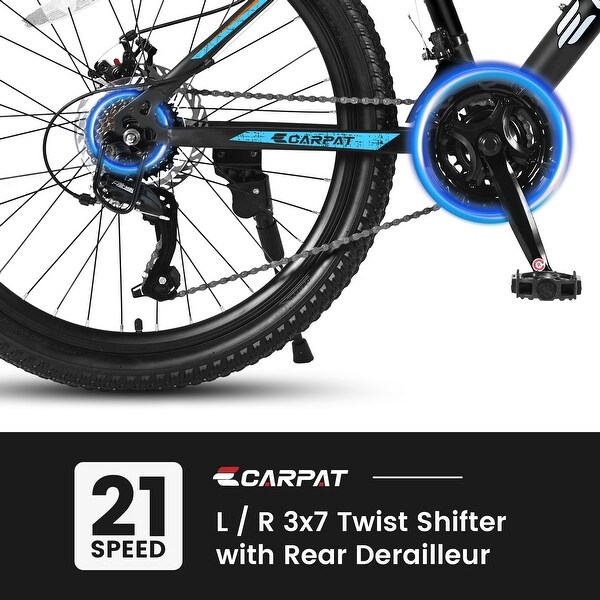 26 Inch Mountain Bike, Shimano 21 Speeds with Mechanical Disc