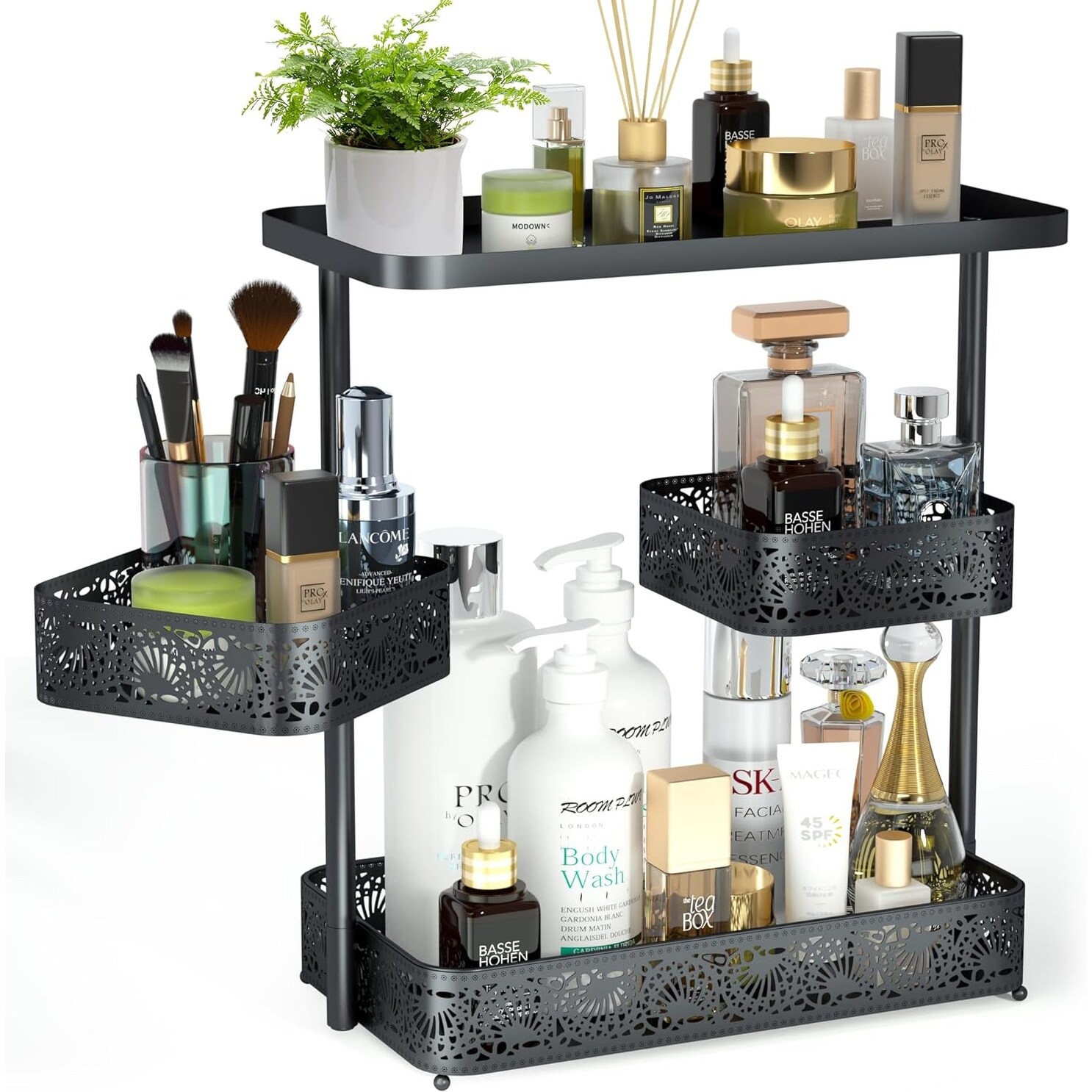 Bathroom Organizer Countertop, 3-Tier Bathroom Counter Organizer