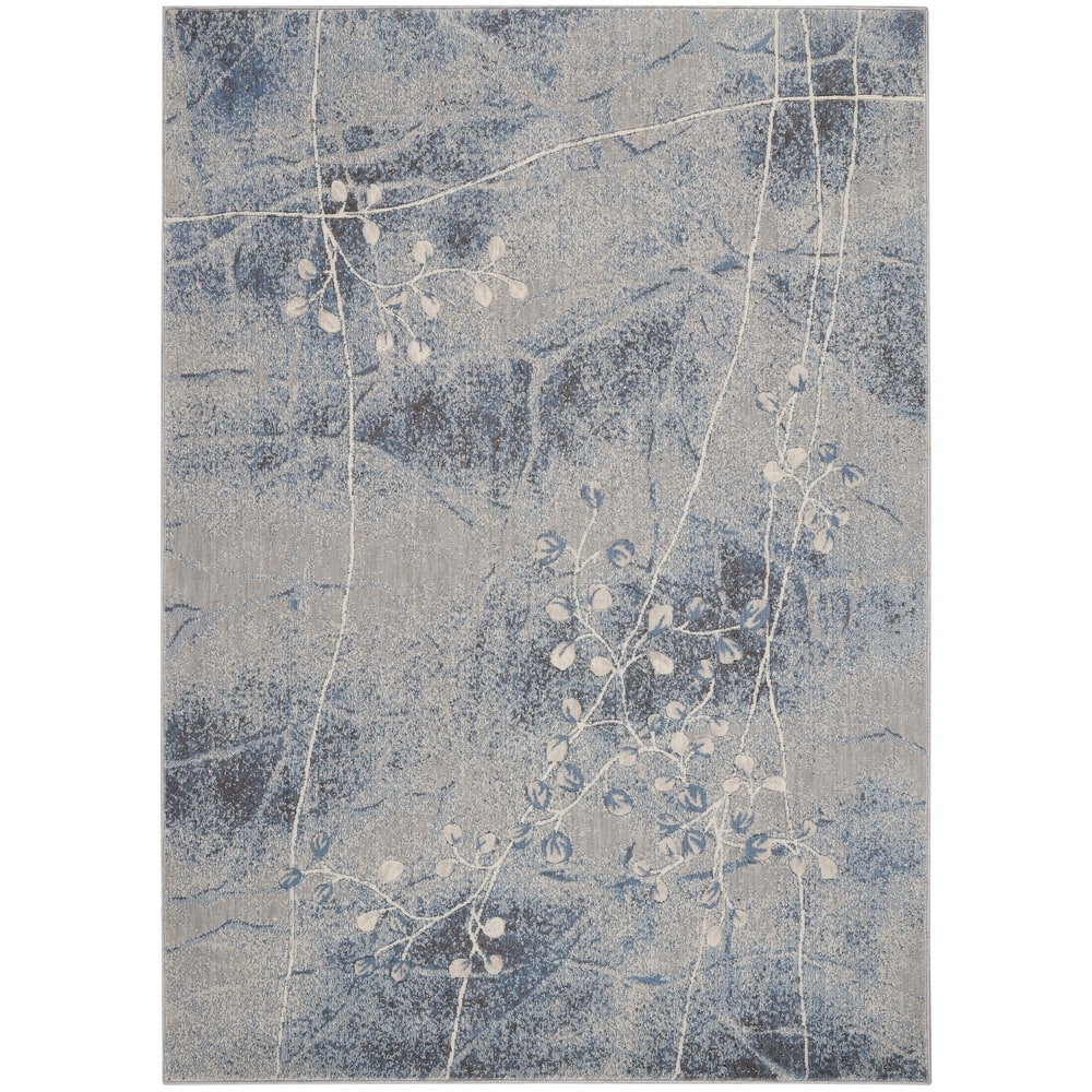 Nourison Susan Contemporary Floral Indoor only Area Rug.