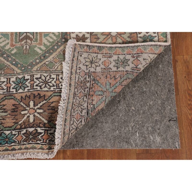 Garden Design Bakhtiari Persian Vintage Rug Hand-Knotted Wool Carpet - 6'10"x 9'10"