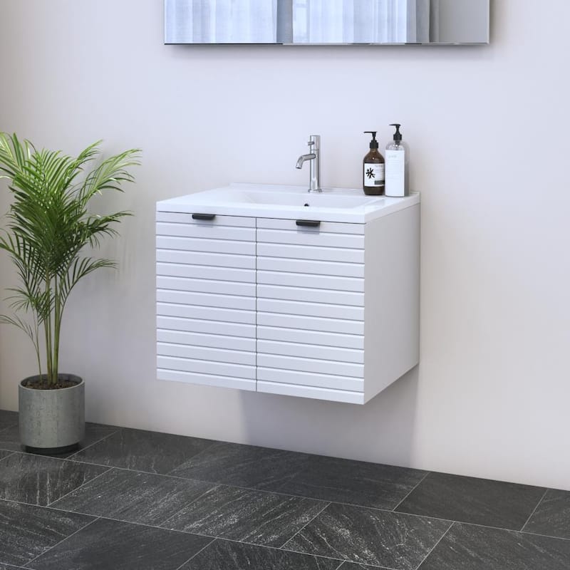 Capri 2D 60 Floating Bathroom Vanity (24" Width)
