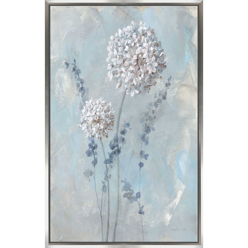 "Airy Blooms I" Print on Floating Canvas