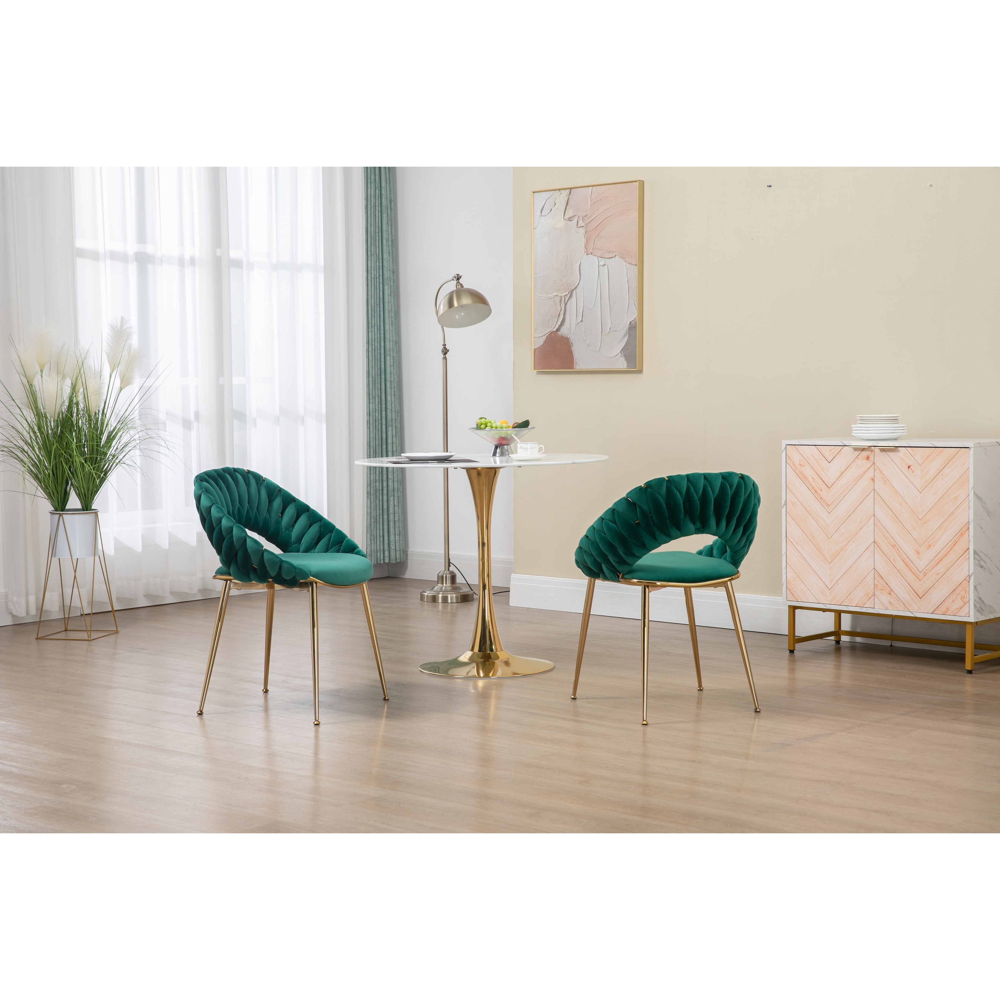 Gold accent chair hotsell set of 2