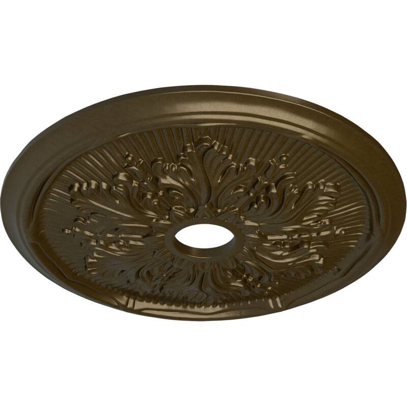 23 3/4"OD x 3 5/8"ID x 1 7/8"P Luton Leaf Ceiling Medallion