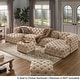preview thumbnail 11 of 9, Knightsbridge II Chesterfield U-shape Sectional by iNSPIRE Q Artisan