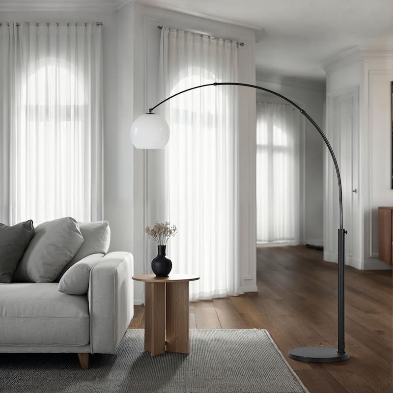 Pura 82" Height Floor Lamp, Black - 78 x 82 x 18