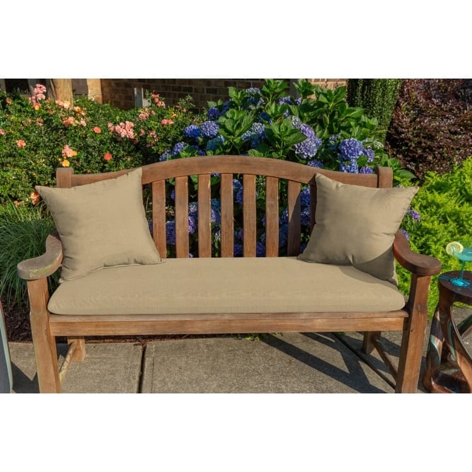 Sunbrella® Solid Fabric 1-Piece Indoor/Outdoor Square Throw Pillow, 15"W x 15"L, Cast Silver