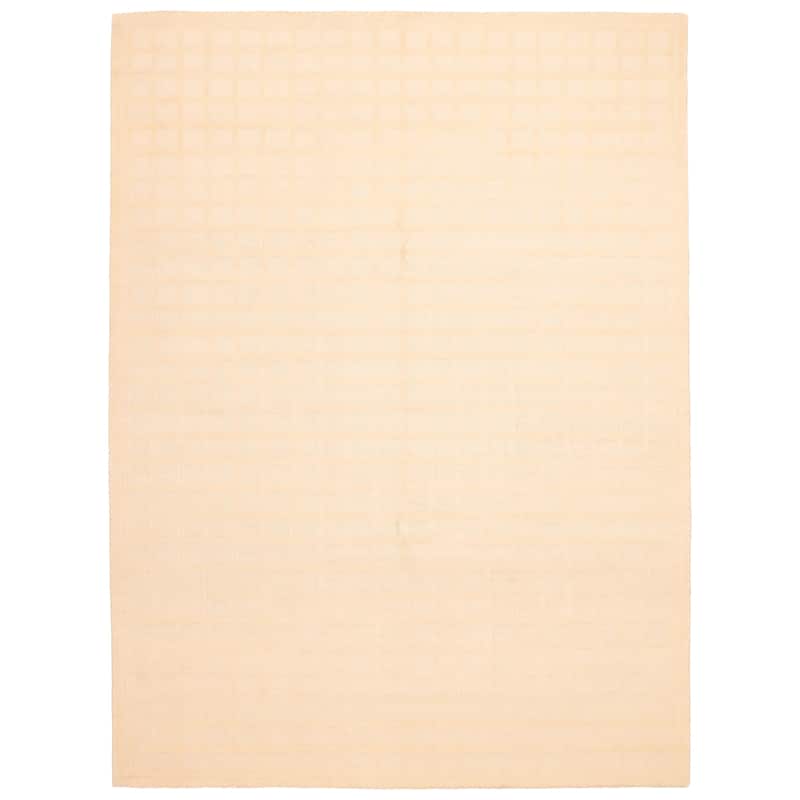 ECARPETGALLERY Hand-knotted Kathmandu Cream Wool Rug - 10'0 x 14'0 - Cream - 10'0 x 14'0