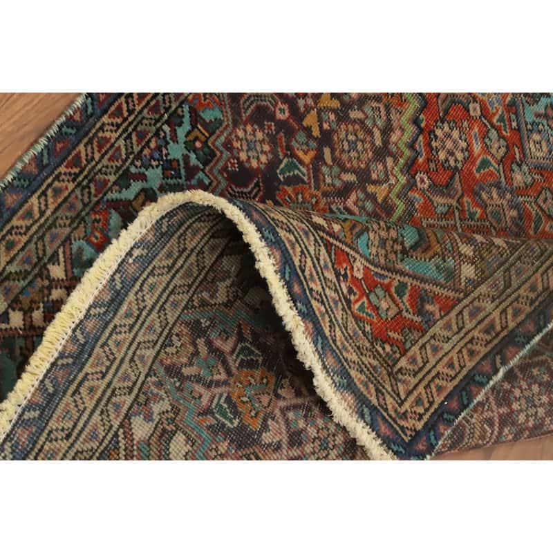 Hand Knotted Oriental 100% Wool Carpet Traditional Medallion Greys & Charcoal Tabriz Area Rug - 6' 3'' X 3' 2''