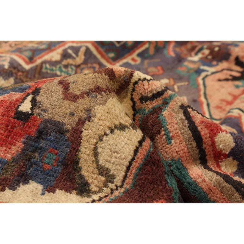 ECARPETGALLERY Hand-knotted Kayseri Vintage Navy Wool Rug - 5'4 x 10'4