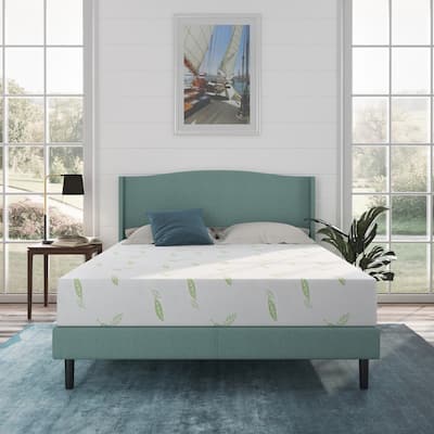 NapQueen Anula 8" Green Tea Memory Foam Mattress, Bed in a Box