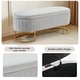 preview thumbnail 6 of 120, Velvet Storage Bench for Bedroom