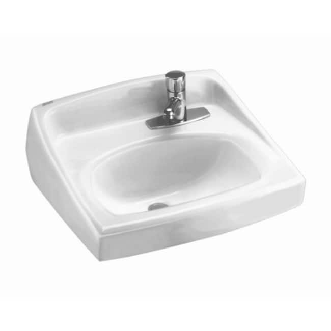 American Standard Lucerne 20-1/2" Wall Mounted Porcelain Bathroom Sink - White