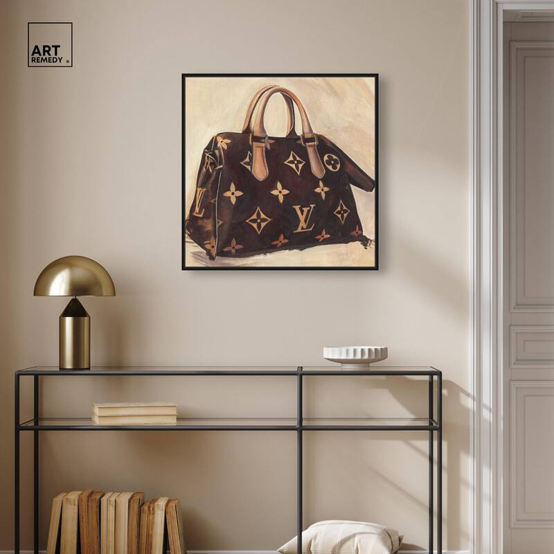 Doll Memories Majestic Monogram Canvas by Art Remedy