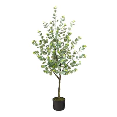 4' Eucalyptus Artificial Tree - 6"