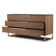 preview thumbnail 5 of 6, Modrest Helenora Modern Walnut Dresser