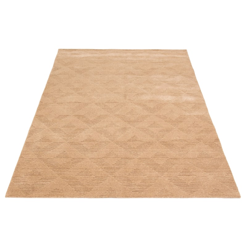 Kashkuli Gabbeh Tan Rug 6'6" x 9'2" - 6'6 x 9'2