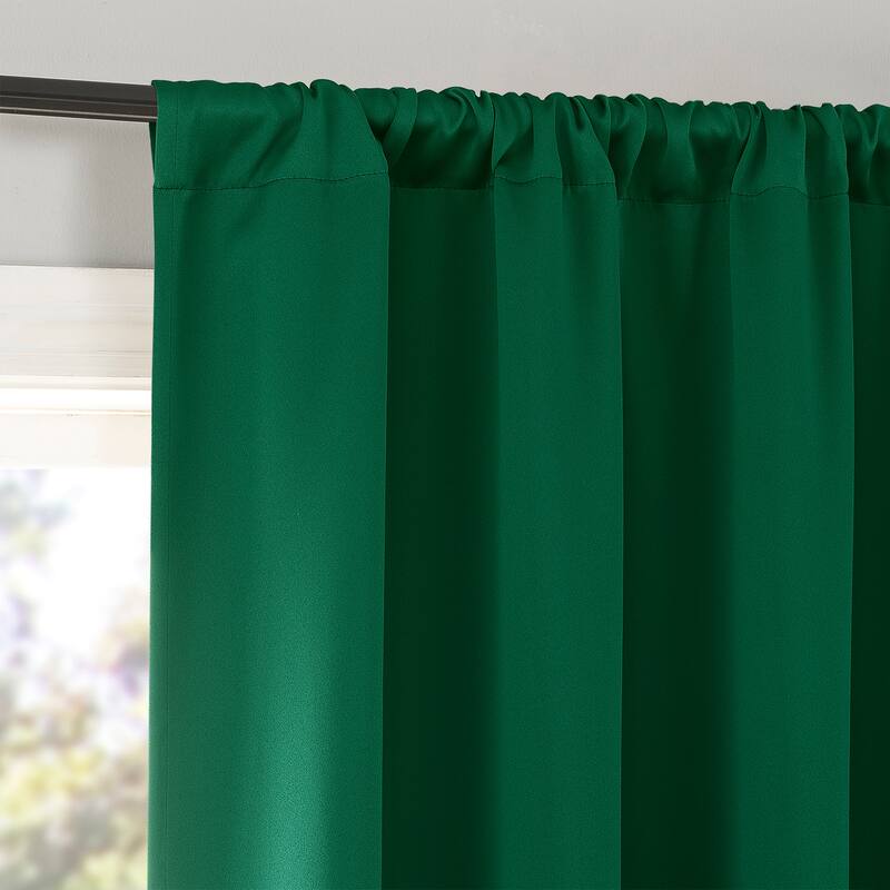Sun Zero Rianna Theater Grade Extreme Total Blackout Rod Pocket 1-Piece Curtain Panel, Single Panel
