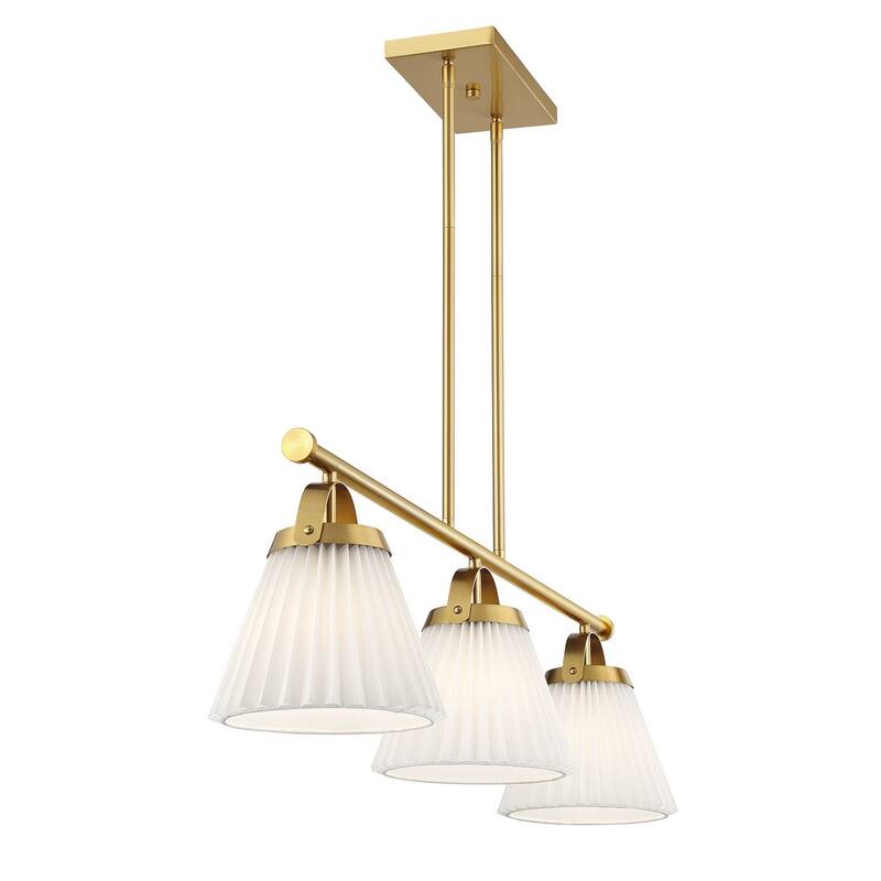 3-Light Linear Chandelier By Trade Winds