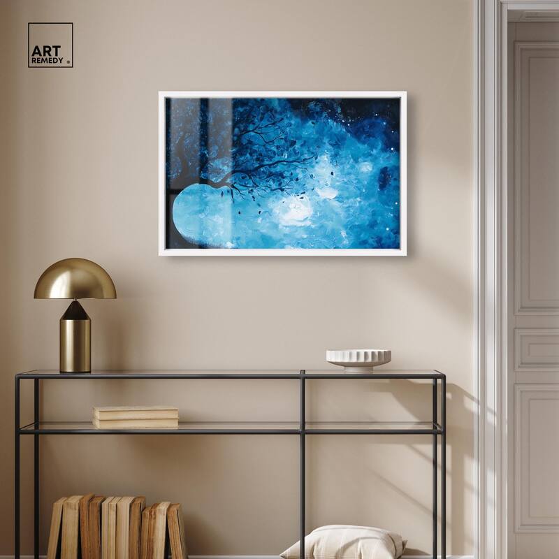 Fire and Ice Tree II Shadowbox by Art Remedy