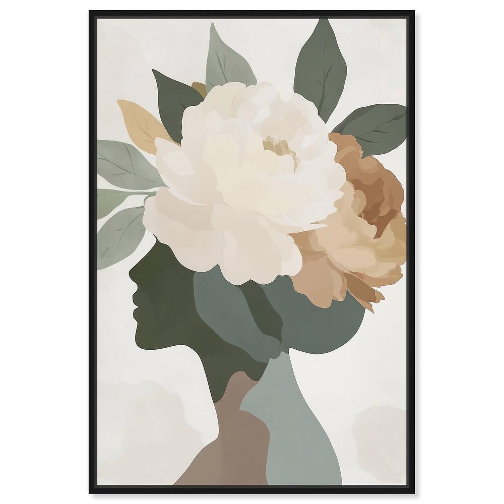 Floral Headpiece I Canvas by Art Remedy