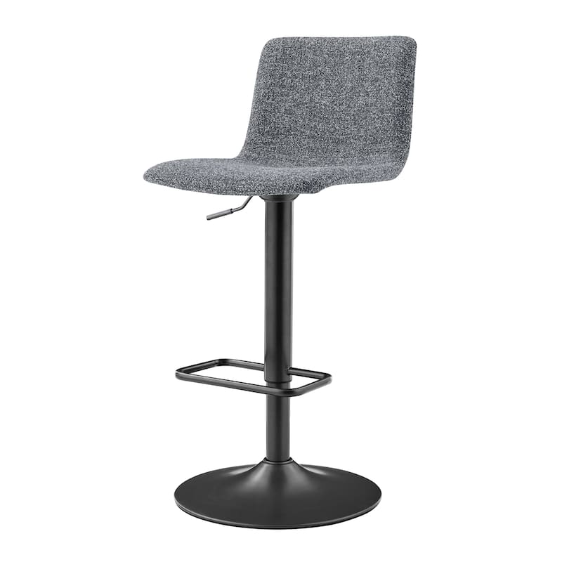 NPD Furniture Bruce Chenille Gaslift Bar Stool (Set of 2)