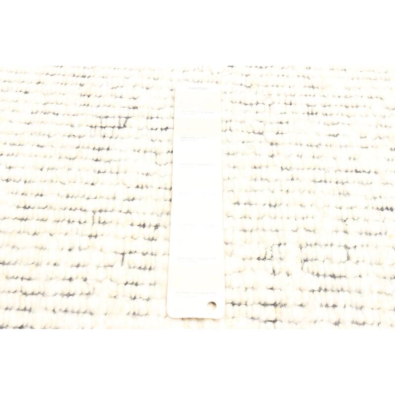 ECARPETGALLERY Braid weave Sienna Cream Wool Rug - 5'2 x 7'6