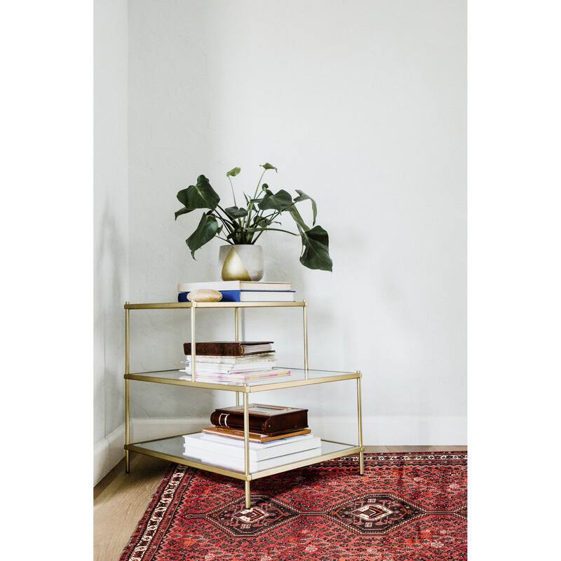 ECARPETGALLERY Hand-knotted Melis Vintage Red Wool Rug - 6'4 x 9'6