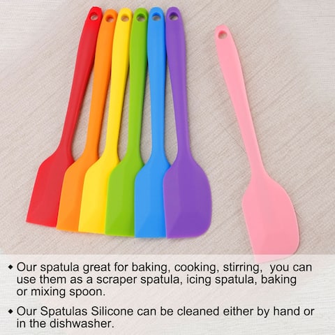 5.9" Silicone Spatula Heat Resistant Non Stick for Kitchen Cooking Baking