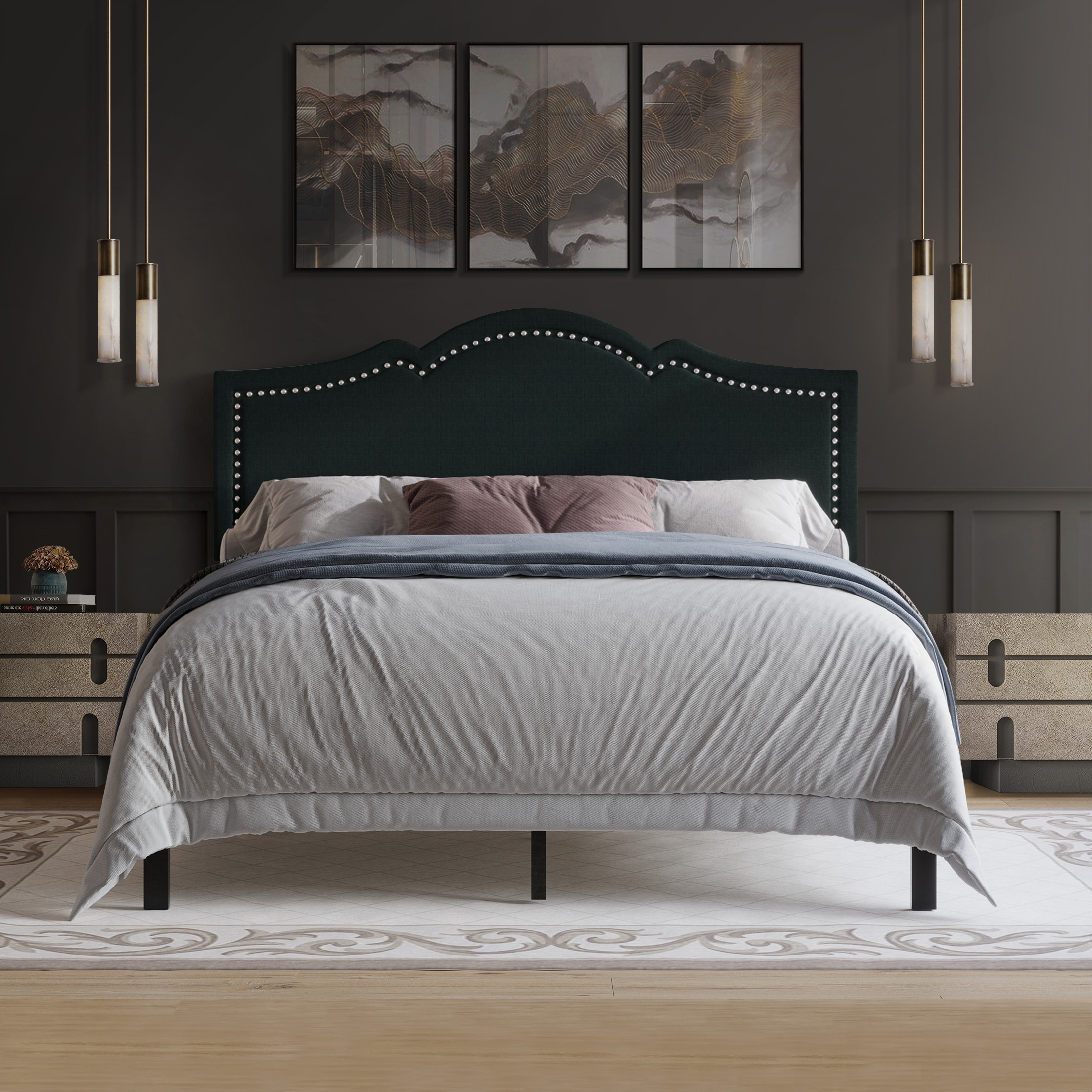 Zion Twin UPH Bed - Overstock - 35436637