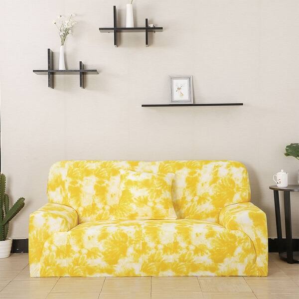 Shop Soft Floral Stretch Sofa Couch Cover Slipcovers Protector