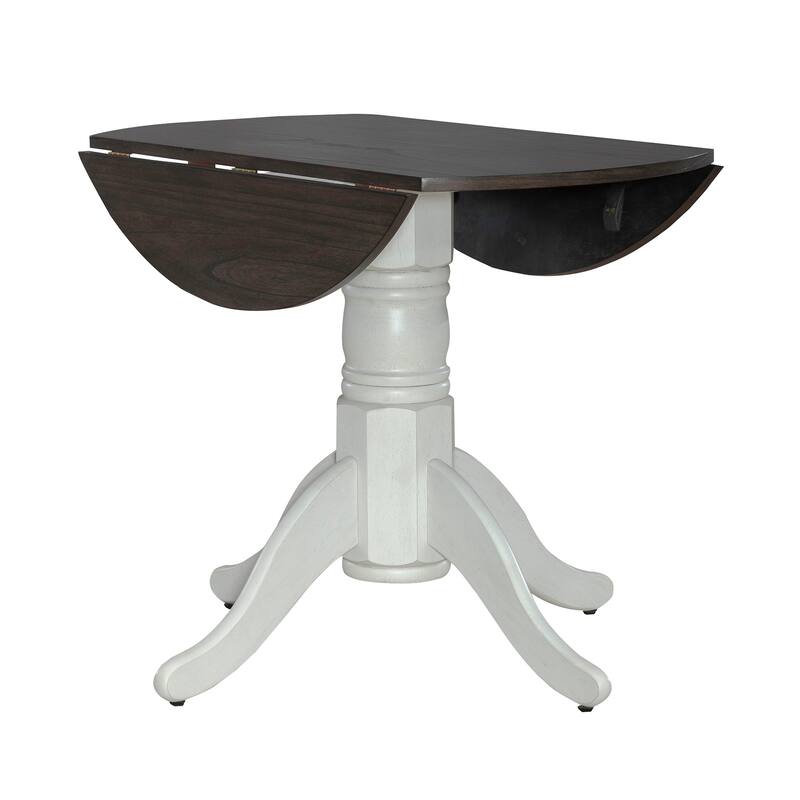 Brook Bay 3 Piece Drop Leaf Table Set with 2 Ladder Back Chairs